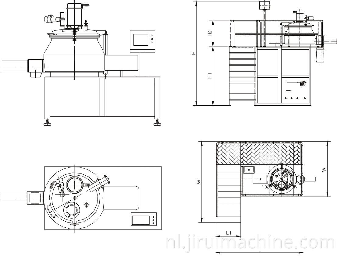 Mixing Granulator for Pharmaceutical